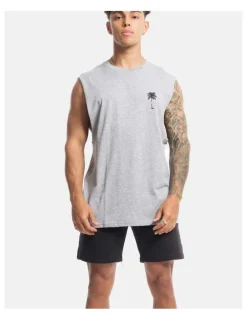 Vacancy Co Tropical Tank in Grey Marle