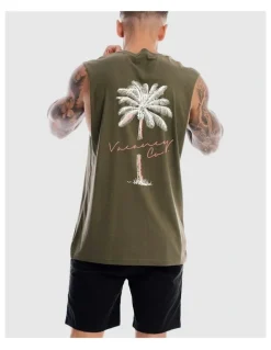 Vacancy Co Tropical Tank in Olive