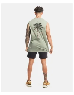 Vacancy Co Tropical Tank in Sage