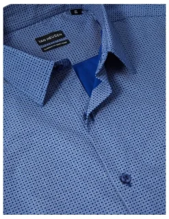 Van Heusen Circle Print Shirt in Navy