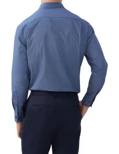 Van Heusen Circle Print Shirt in Navy