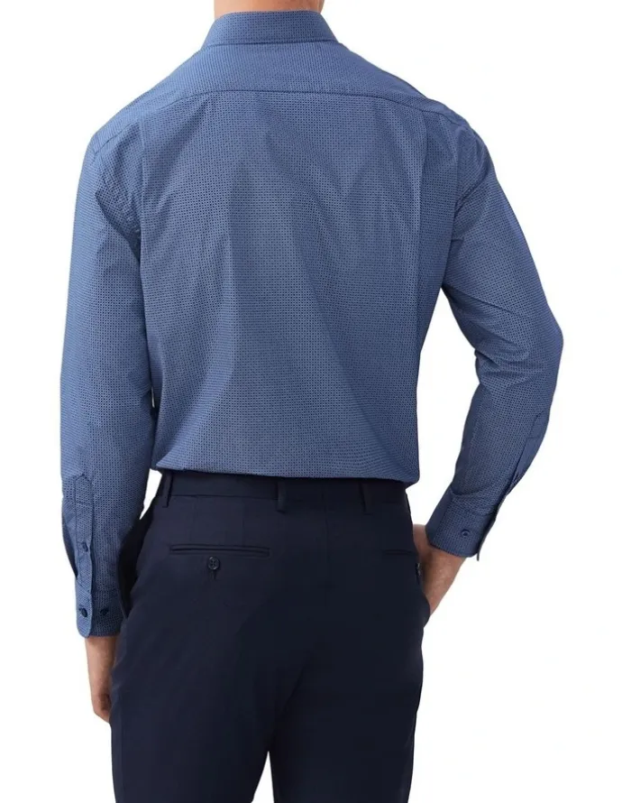 Van Heusen Circle Print Shirt in Navy