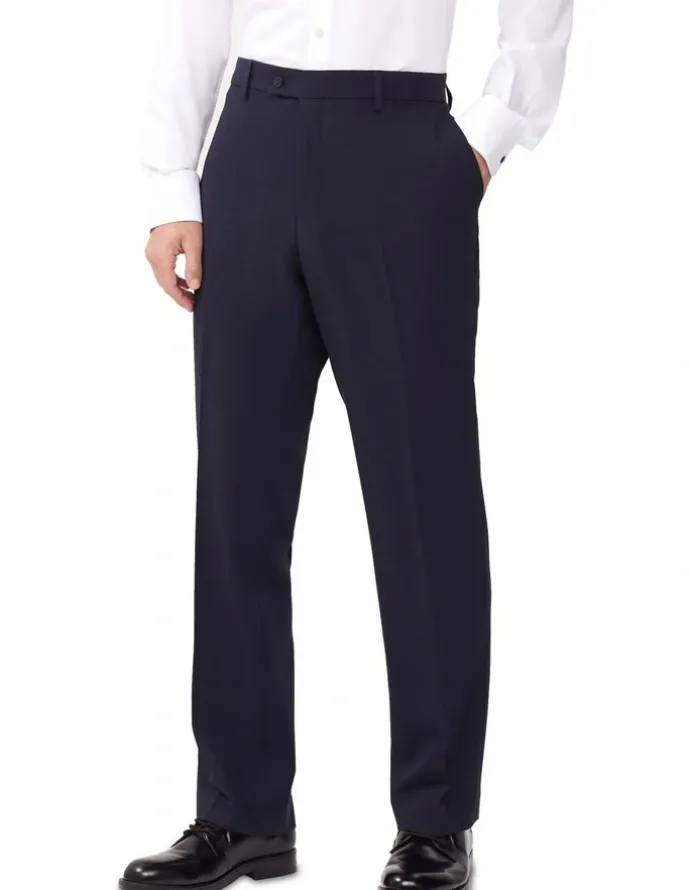 Van Heusen Classic 4 Way Stretch Trouser in Navy
