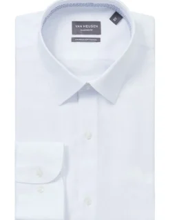 Van Heusen Classic Fit Shirt 1 Col Dobby in White