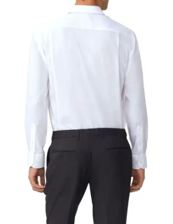 Van Heusen Classic Fit Shirt 1 Col Dobby in White