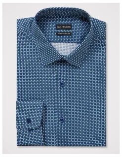 Van Heusen Clover Print Shirt in Forest