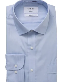 Van Heusen Cotton Long Sleeve Business Shirt in Blue
