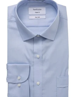 Van Heusen Cotton Long Sleeve Business Shirt in Blue