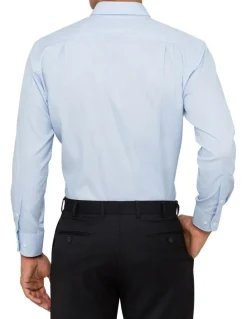Van Heusen Cotton Long Sleeve Business Shirt in Blue