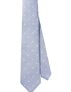 Van Heusen Dot Tie in Blue