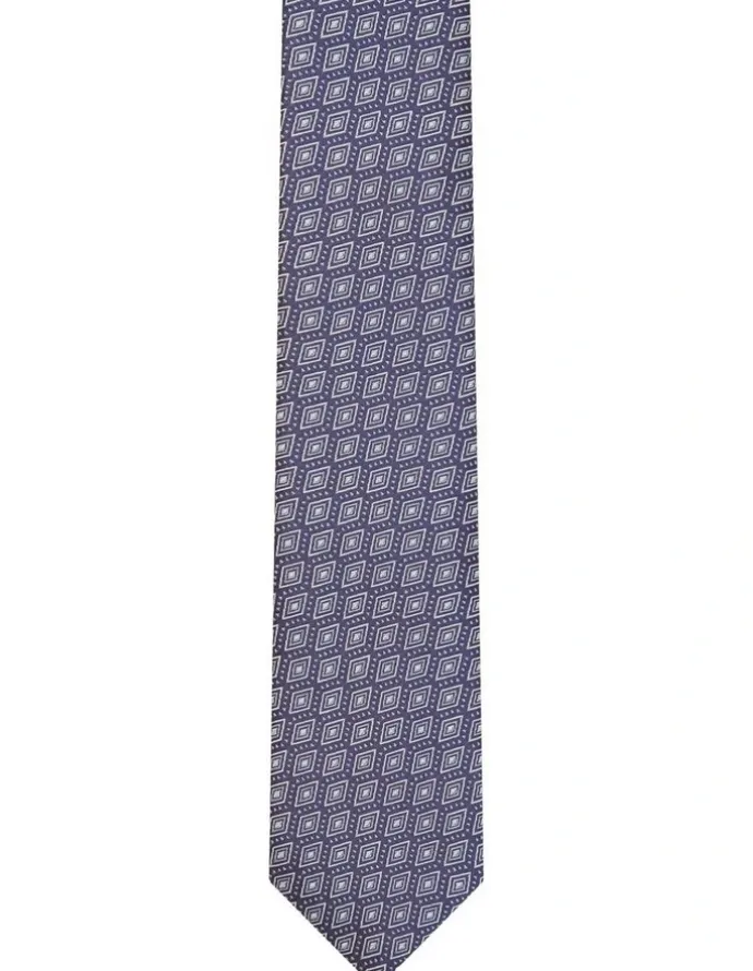 Van Heusen Geometric Detail Tie in Blue