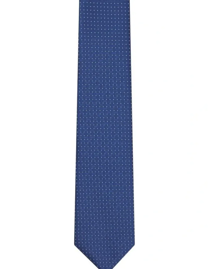 Van Heusen Geometric Interlocking Tie in Blue