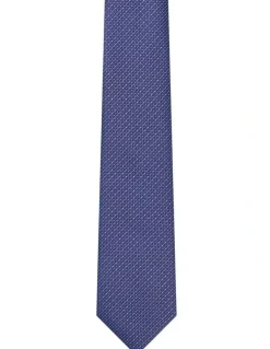 Van Heusen Geometric Textured Tie in Blue
