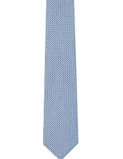 Van Heusen Geometric Textured Tie in Blue