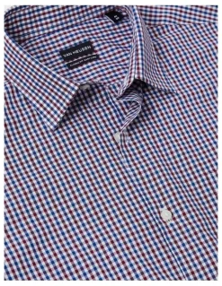 Van Heusen Gingham Check Shirt in Cherry