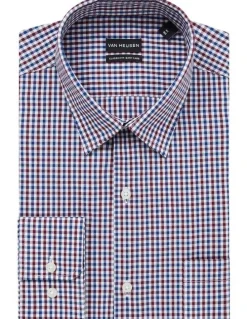 Van Heusen Gingham Check Shirt in Cherry