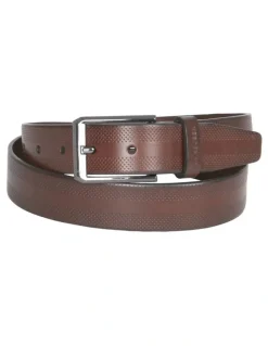 Van Heusen Leather Belt in Brown