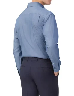 Van Heusen Mini Stripe Shirt in Navy