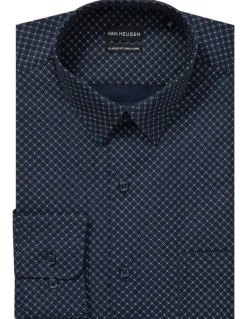 Van Heusen Multi Colour Check Shirt in Navy