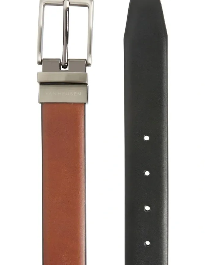 Van Heusen Pin Buckle Belt in Tan/Black