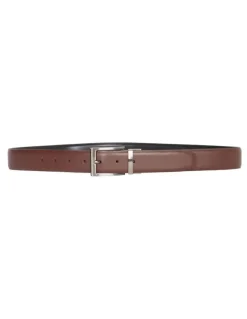 Van Heusen Pin Buckle Belt in Mahogany/Black