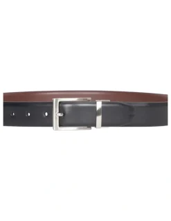 Van Heusen Pin Buckle Flex Stretch Revers Belts in Black/Brown