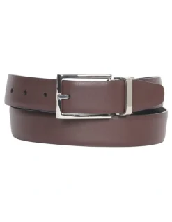 Van Heusen Pin Buckle Reversible Belt in Black/Brown