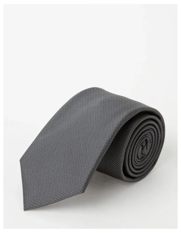 Van Heusen Plain Tie in Grey