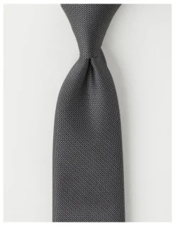 Van Heusen Plain Tie in Grey