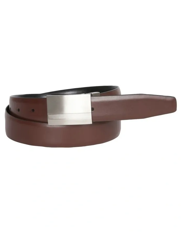 Van Heusen Plate Buckle Belt in Black