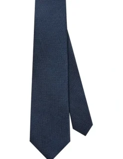 Van Heusen Silk Texture Tie in Navy