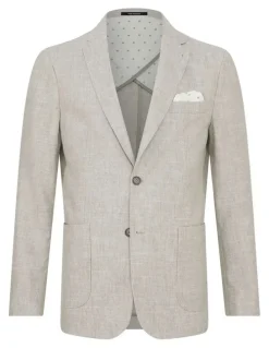Van Heusen Slim Easy Care Linen Blazer Sage