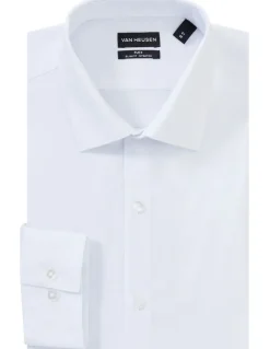 Van Heusen Slim Solid Stretch Shirt in White