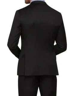 Van Heusen Slim Suit Jacket in Black