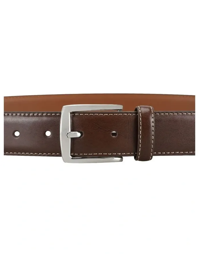 Van Heusen Stitched Edge Pin Buckle Belt