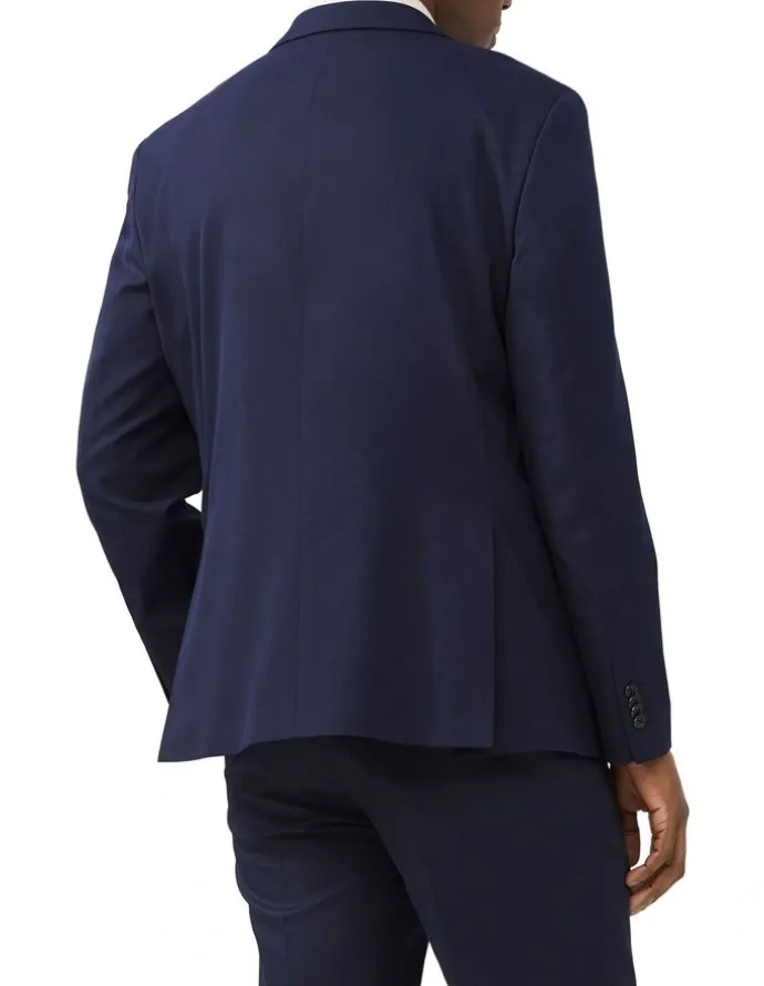 Van Heusen Superfine Stretch Twill Slim Suit Jacket in Navy
