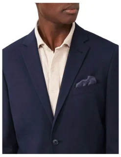 Van Heusen Superfine Stretch Twill Slim Suit Jacket in Navy