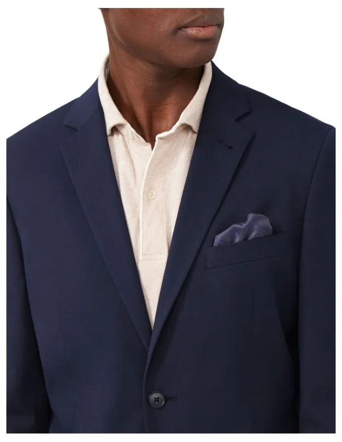Van Heusen Superfine Stretch Twill Slim Suit Jacket in Navy