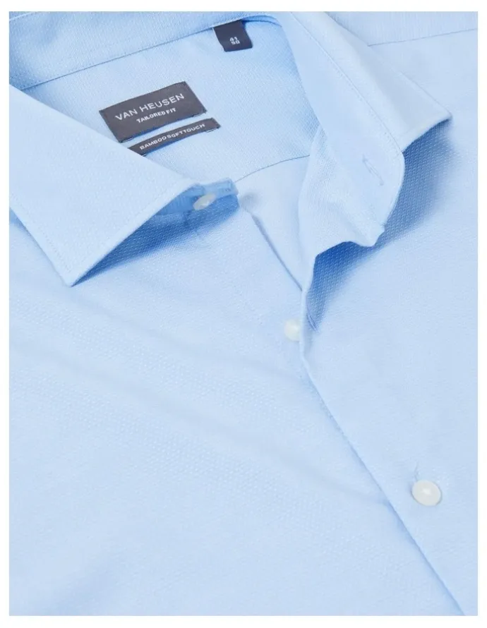 Van Heusen Tailored Long Sleeve Stripe Shirt in Sky