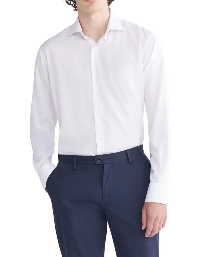 Van Heusen Tailored Long Sleeve Shirt in White