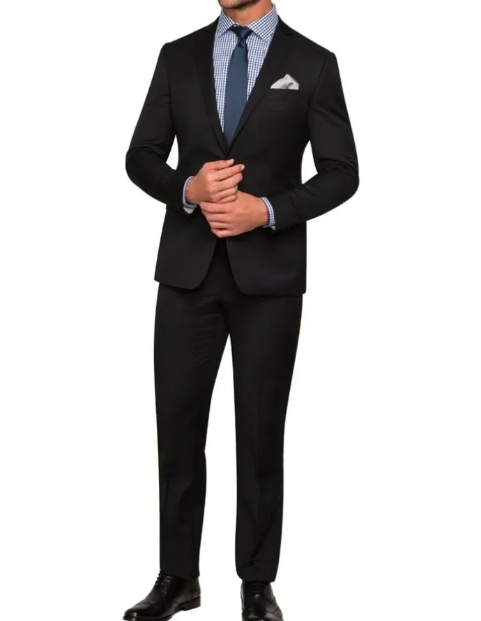 Van Heusen Tailored Suit Jacket in Black