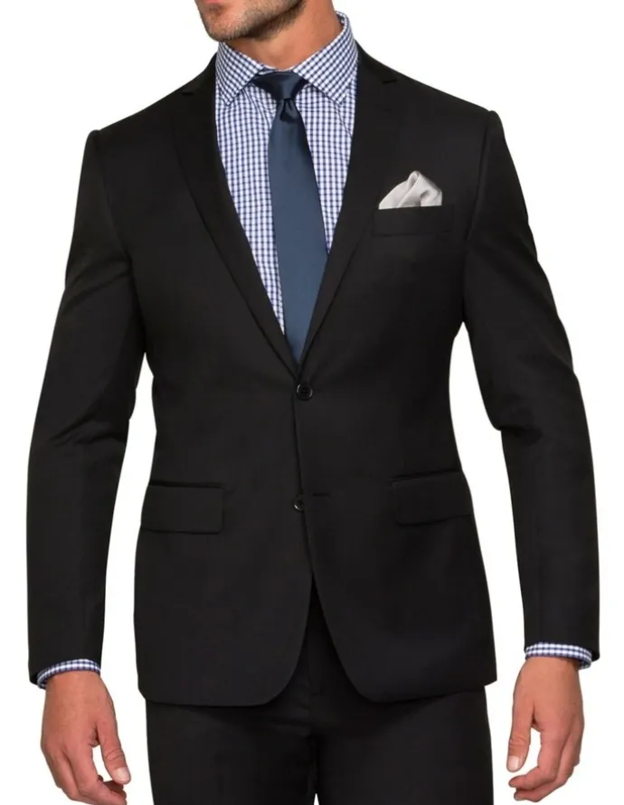 Van Heusen Tailored Suit Jacket in Black