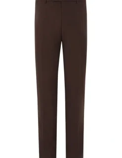 Van Heusen Travel Suit Wool Blend Pant in Chocolate