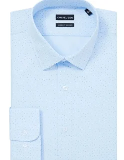 Van Heusen Triangle Dot Print Shirt in Sky