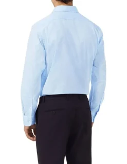 Van Heusen Triangle Dot Print Shirt in Sky