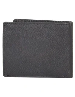 Van Heusen Tri-Fold Wallet with Coin Purse in Black