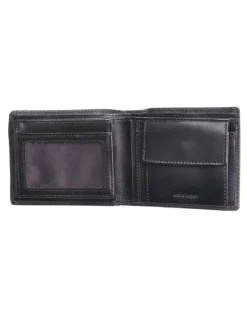 Van Heusen Tri-Fold Wallet with Coin Purse in Black