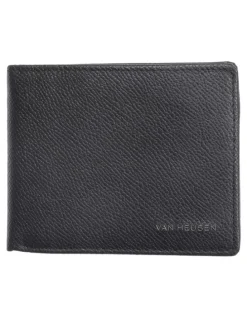 Van Heusen Tri-Fold Wallet with Coin Purse in Black