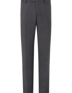Van Heusen Wool Blend Glen Check Suit Pant in Charcoal