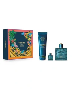 Versace Eros Pour Homme EDT 100ml Set (EDT 100ml & SG 150ml & EDT 5ml)
